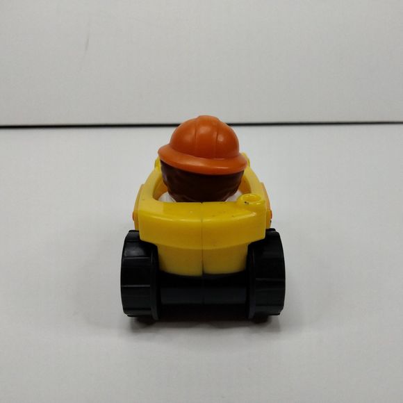 Fisher Price Little People Wheelies Excavator Construction Loader Movable Scoop - Picture 2 of 10